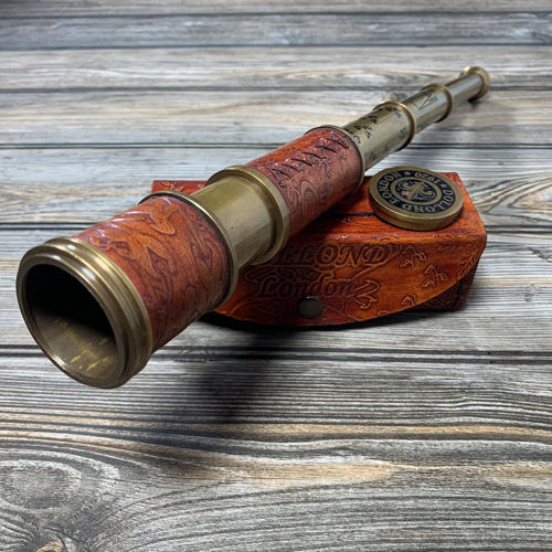 Nautical Solid Brass Spyglass Telescope Gift