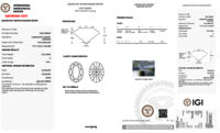 Oval 1.02ct D VVS1 IGI Certified HPHT Lab Grown Diamond  571389427 EB95