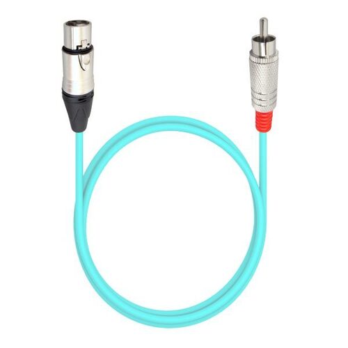 MX 3 pin XLR Female to Single RCA male cord Fully metal connector AES Digital cable 1.5 mtr