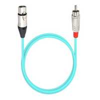 MX 3 pin XLR Female to Single RCA male cord Fully metal connector AES Digital cable 1.5 mtr