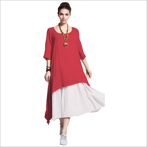 Women Casual Wear Kurta - Cotton, Customized Size | All-Season, Washable Comfort
