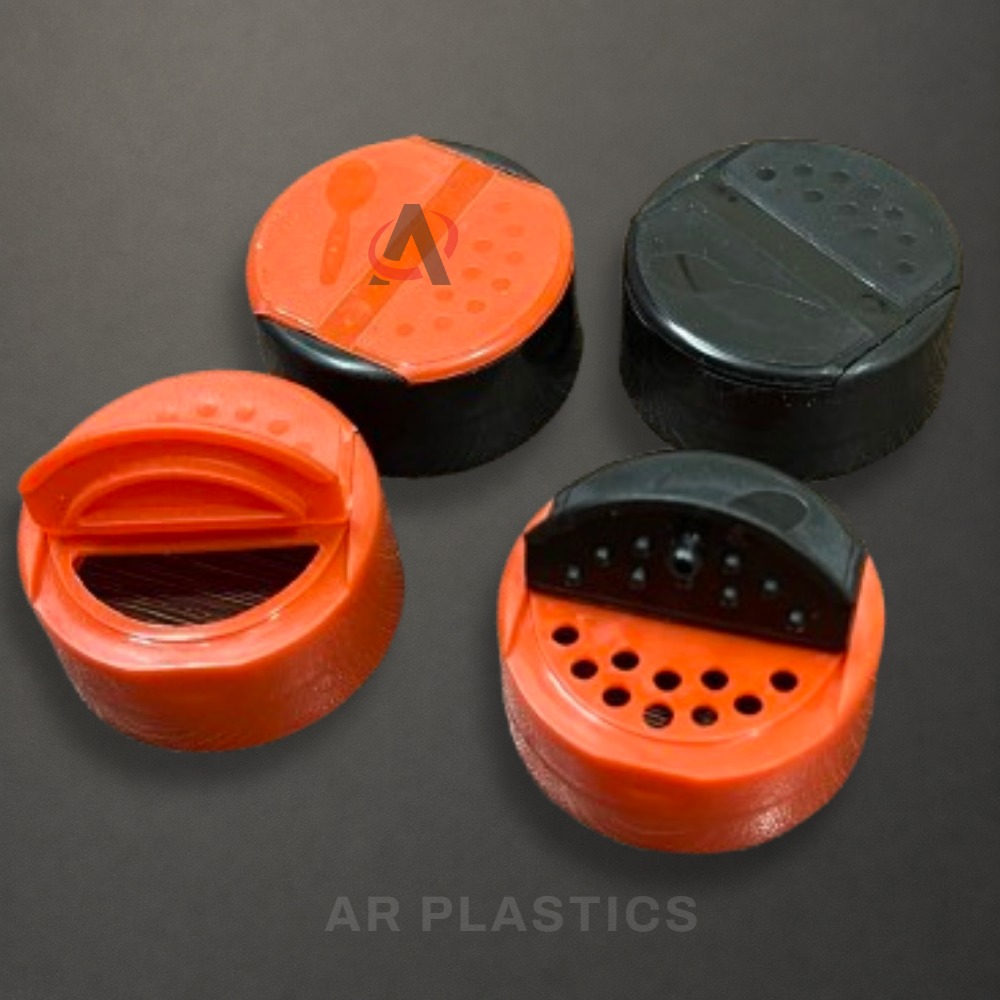 38 MM Spice Jar Caps - Plastic , Customizable Color Options, Lightweight and User-Friendly Design, Perfect for Various Jar Applications