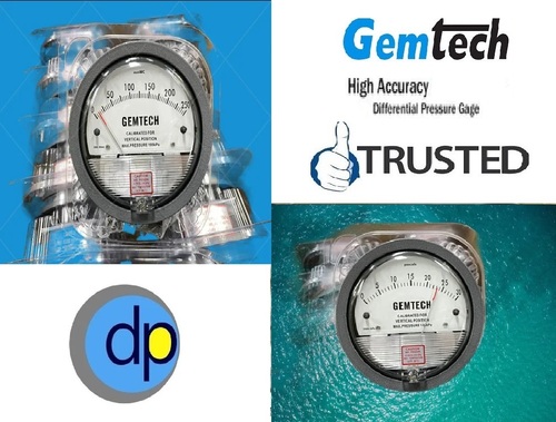 Pharmaceutical GEMTECH Make Differential pressure Gauges wholesale Distribution stocker by Hyderabad