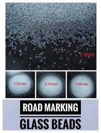 0.75mm and 1 mm super round glass beads for paint industries in road marking grade beads