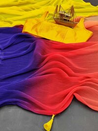 Pure soft georgette saree