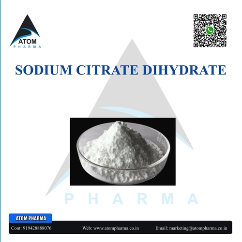 Sodium Citrate Dihydrate at Best Price in Surat, Gujarat Atom Pharma