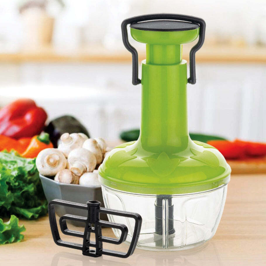 3 In 1 Push Chop 1100Ml Used For Chopping Of Fruits And Vegetables (2759)