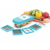 Ganesh 7 in 1 Plastic Vegetable Dicer Blue