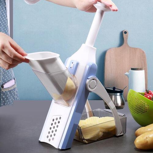 MULTI FUNCTIONAL TIME SAVING ADJUSTABLE HAND PRESS VEGETABLES CHOPPER (2803A)