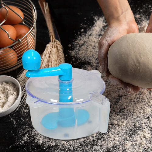 Multipurpose Transparent Dough Maker Machine (Atta Maker) Measuring Cup And Slicer (Brown Box) (2116)
