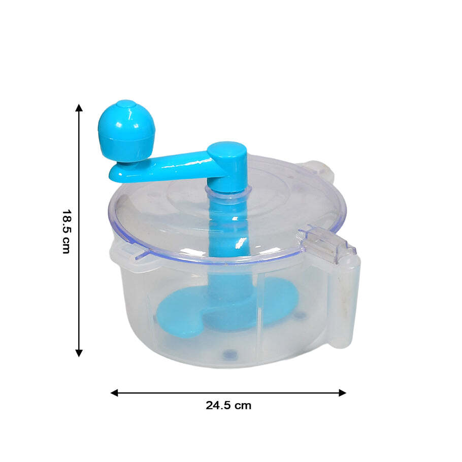 Multipurpose Transparent Dough Maker Machine (Atta Maker) Measuring Cup And Slicer (Brown Box) (2116)