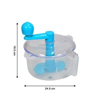 Multipurpose Transparent Dough Maker Machine (Atta Maker) Measuring Cup And Slicer (Brown Box) (2116)