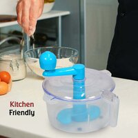 Multipurpose Transparent Dough Maker Machine (Atta Maker) Measuring Cup And Slicer (Brown Box) (2116)