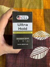 Ultra Hold Hair Glue - 3.4 Fl Oz , Black Topical Formula For Ultimate Hair Styling