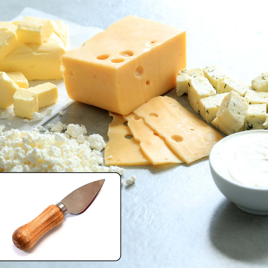 Premium Cheese Knives Stainless Steel Mini Cheese Knife For Charcuterie Board Cheese Knife Slicer Cheese Cutter (0167)