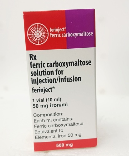 FERRIC CARBOXYMALTOSE SOLUTION FOR INJECTION FERINJECT 500MG/10ML