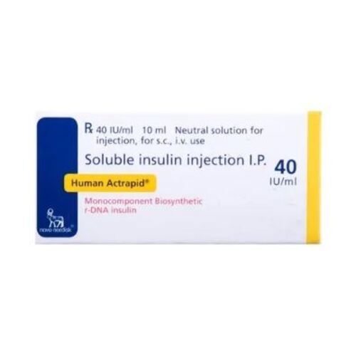 HUMAN ACTRAPID 40IU/ML SOLUTION FOR INJECTION