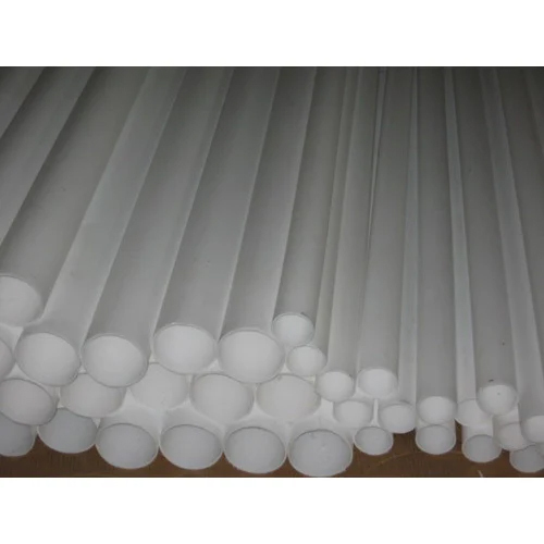 Polytetrafluoroethylene Tubes - Circular Hollow Sections, 3m Length | White Color, New Condition