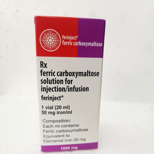 FERRIC CARBOXYMALTOSE SOLUTION FOR INJECTION FERINJECT 1000MG/20ML