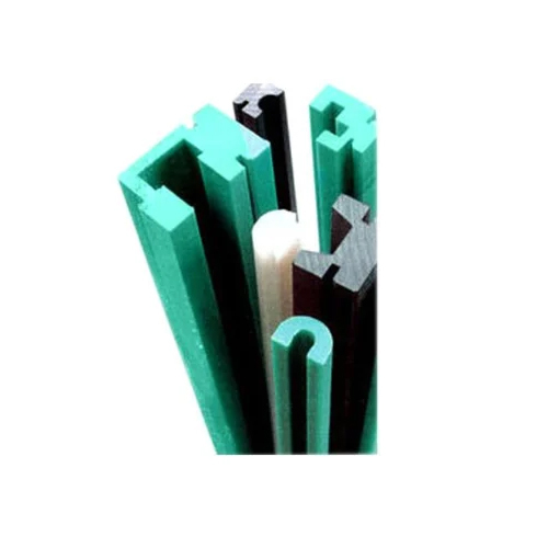 UHMWPE Profiles - High Molecular Weight Thermoplastic Polymer, Multicolor Options in Green, Black, White, Outstanding Wear Resistance and Low Friction