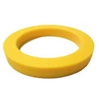 Yellow Cast Nylon Ring Gear - Pa 6 Material, Customized Thickness, Round Shape, Yellow Color | High-performance, Durable, Wear-resistant Design