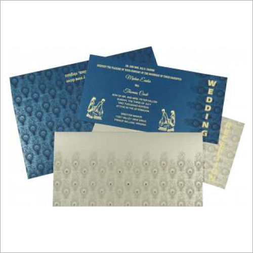 Embossing Wedding Card