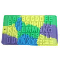 Blue Abcd Silicone Molds