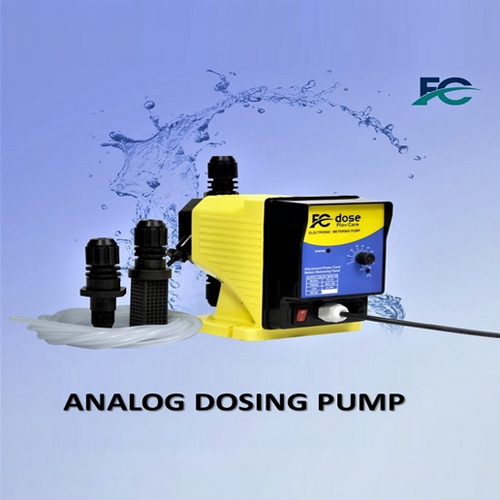 Yellow Analog Dosing Pump