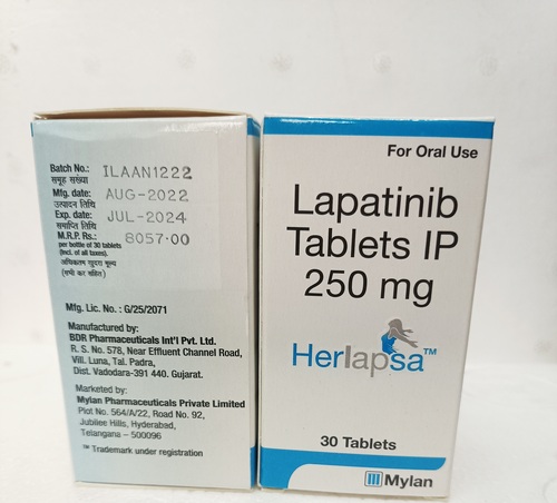 LAPATINIB  TABLETS HERLEPSA 250MG