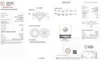 Round 1.00ct D VS2 IGI Certified Lab Grown diamond 541252046