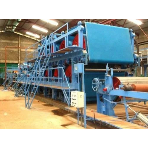 Blue Automatic Waste Paper Recycling Machine