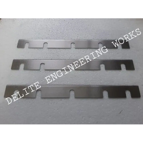 Gray Zig Zag Cutting Machine Blade