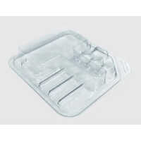 Thermoformed Tray - Pvc Material, 12.5 X 16.5 Cm Size, Transparent Color | Durable Construction For Versatile Use