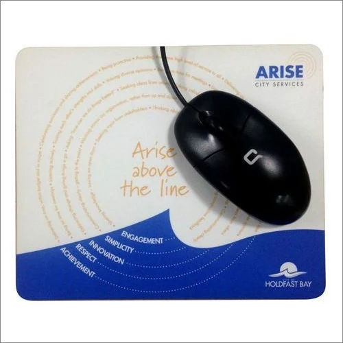 Mouse Pad - Durable Rubber Material, 10x12 Inches , Smooth White Finish for Enhanced Precision and Control