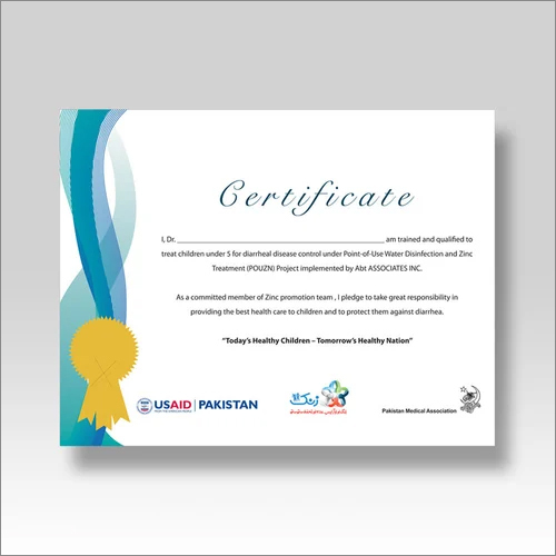 Certificates Printing Service By J.N. Graphics Studio