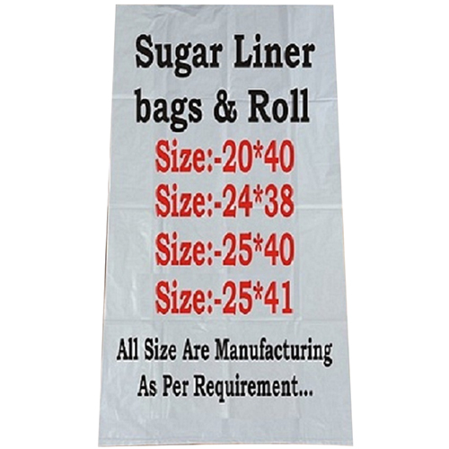 Sugar Liner Bags - Color: White