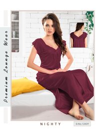 Silk night wear