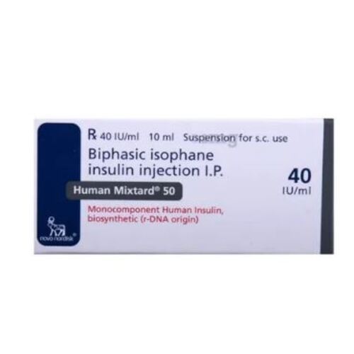 HUMAN MIXTARD 50 INJECTION 40IU/ML