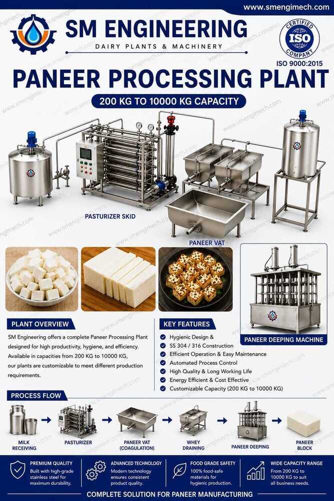 Paneer Process Plant Paneer Process Plant