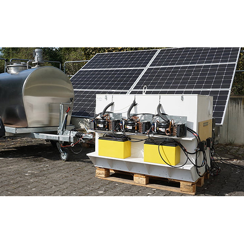 Industrial Solar Milk Cooling System