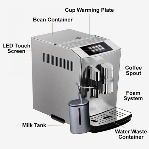 Stainless Steel Automatic Coffee Machine