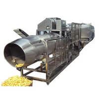 Silver Industrial Kurkure Seasoning Machine