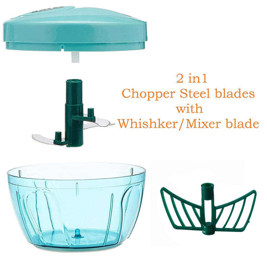Plastic Compact Vegetable Chopper (450ml) (2904)