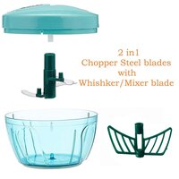 Plastic Compact Vegetable Chopper (450ml) (2904)