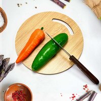 Wooden Round Chopping Board For Chopping Fruit and Vegetable (7123)