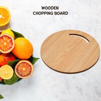 Wooden Round Chopping Board For Chopping Fruit and Vegetable (7123)