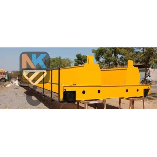 Double Girder EOT Crane - 40 Ton Load Capacity, 30 m Span , New Yellow Industrial Design