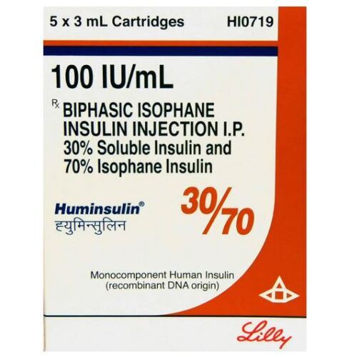 General Medicines Huminsulin 30/70 Suspension For Injection 100Iu/Ml