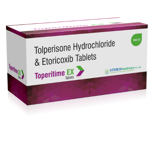 Tolperisone Hcl 150mg & Etoricoxib 60mg Tab