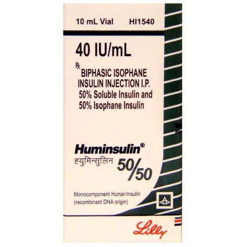 General Medicines Huminsulin 50/50 Suspension For Injection 40Iu/Ml